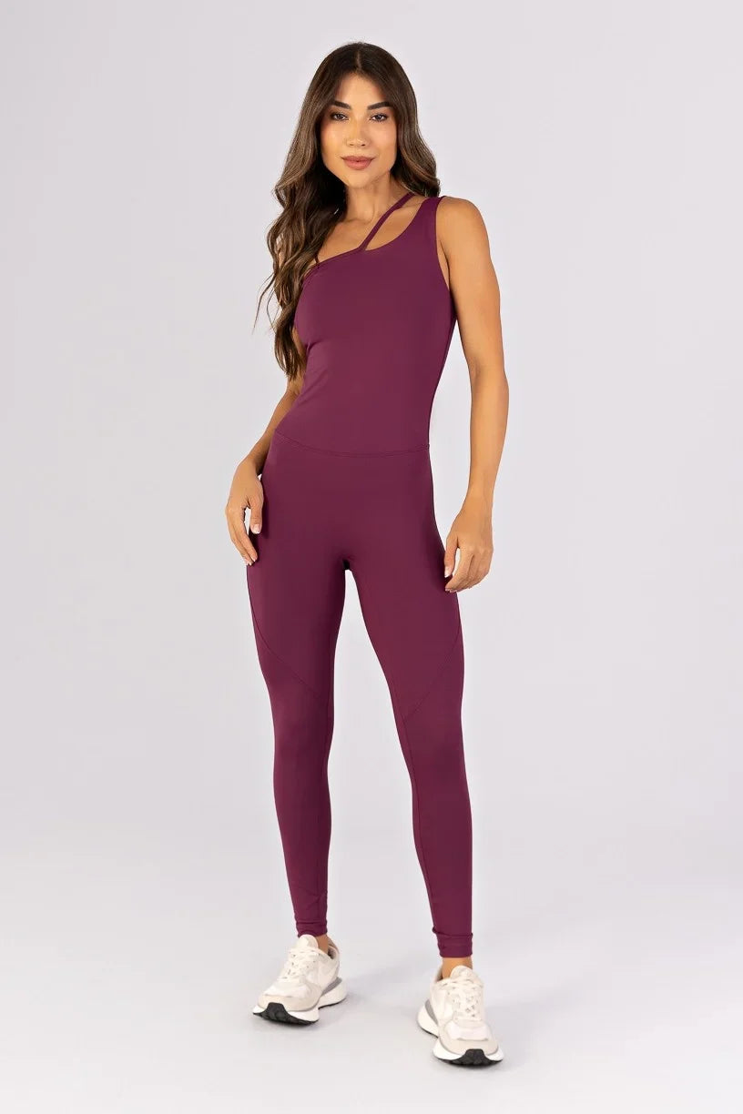 Macacão Assimétrico sem Gancho (Uva) | Ref: K4808-A