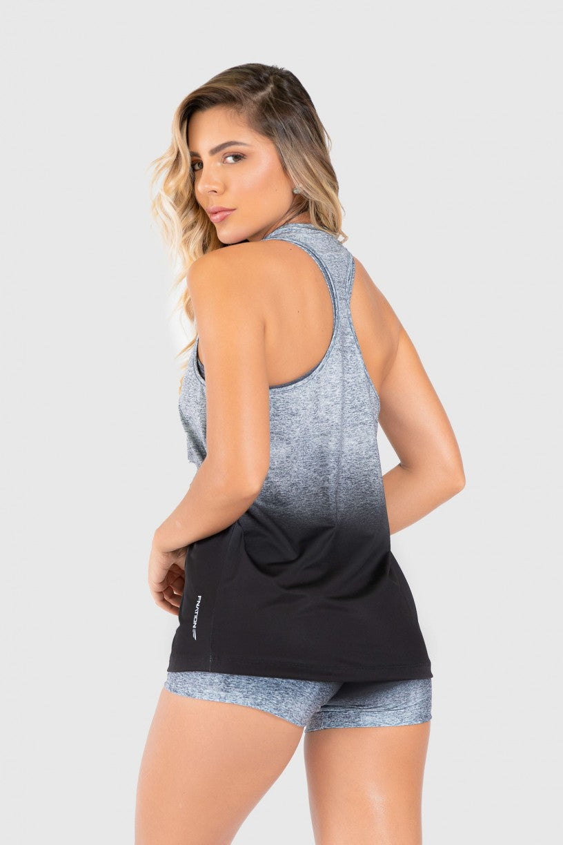 REGATA FITNESS ESTAMPA DIGITAL GRAY GRADIENT