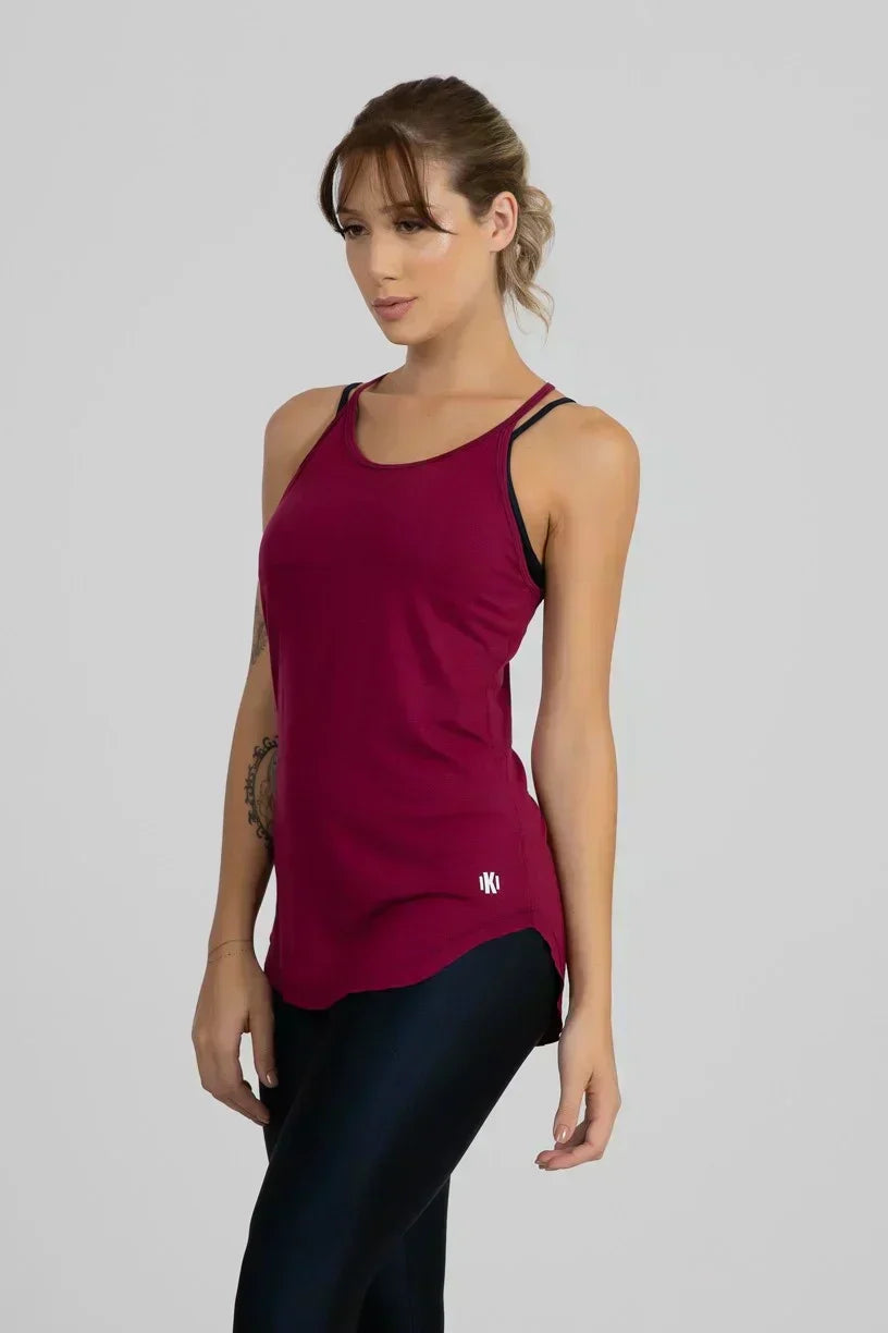 REGATA VISCOLYCRA ABAULADA (BORDÔ)