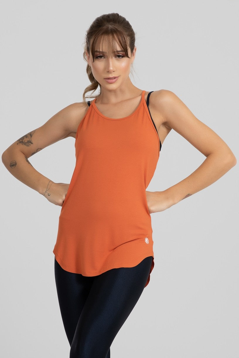 REGATA VISCOLYCRA ABAULADA (LARANJA)