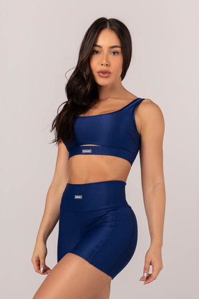 [CONJUNTO] Top + Short com Bolsos Laterais (Azul) | Ref: K4307-A 1 Come