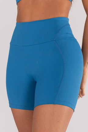 [CONJUNTO] - Top + Short Sem Gancho e Cobertura e Bolso no Cós (oceano) | Ref: K4629-a