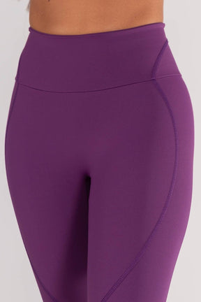 [CONJUNTO] - Top + Calça Legging Sem Gancho e Cobertura e Bolso no Cós (ametista) | Ref: K4628-b