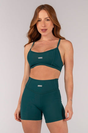 [CONJUNTO] Short + Top com Alças e Detalhe Em Chapado (Imperial) | Ref: K4649-A