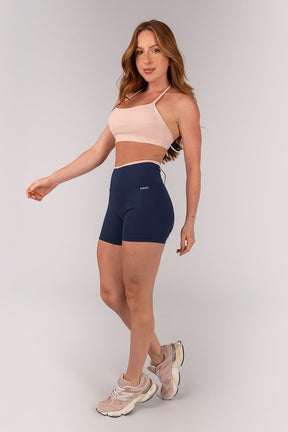 [CONJUNTO] Short + Top com Costas Abertas e Alças Em Rolotê (Nude) | Ref: K4655-B