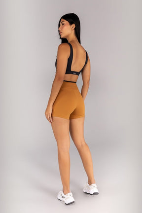 [CONJUNTO] Short + Top com Alças Largas e Costas Abertas (Preto) | Ref: K4696-A