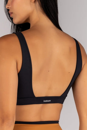 [CONJUNTO] Short + Top com Alças Largas e Costas Abertas (Preto) | Ref: K4696-A