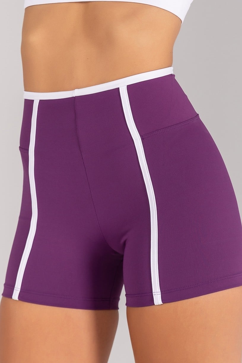 [CONJUNTO] Short + Top com Alças Largas e Costas Abertas (Branco) | Ref: K4696-B