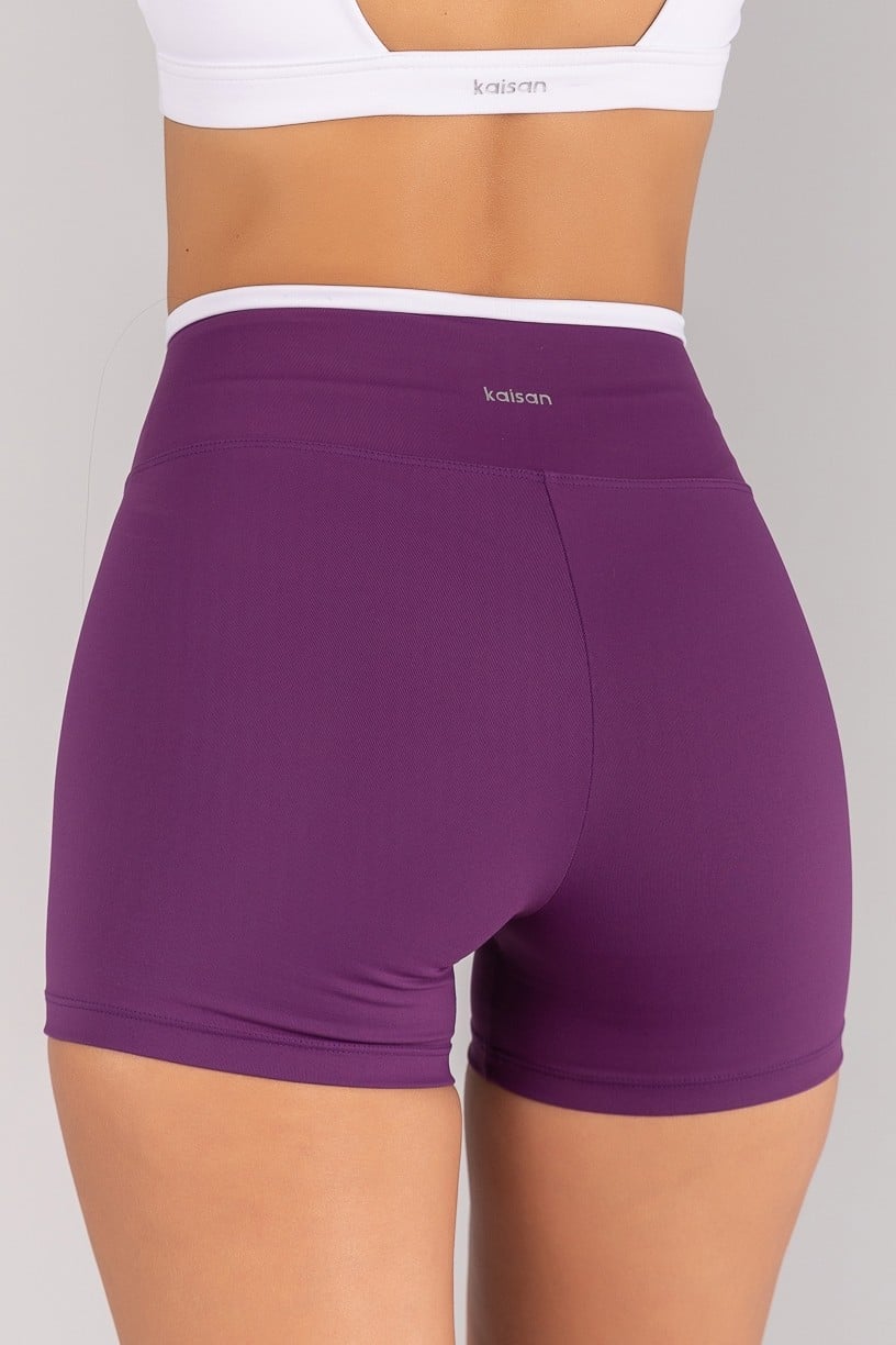 [CONJUNTO] Short + Top com Alças Largas e Costas Abertas (Branco) | Ref: K4696-B