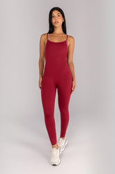 Macacão Padrão (Vinho / Off-White) | Ref: K4698-B