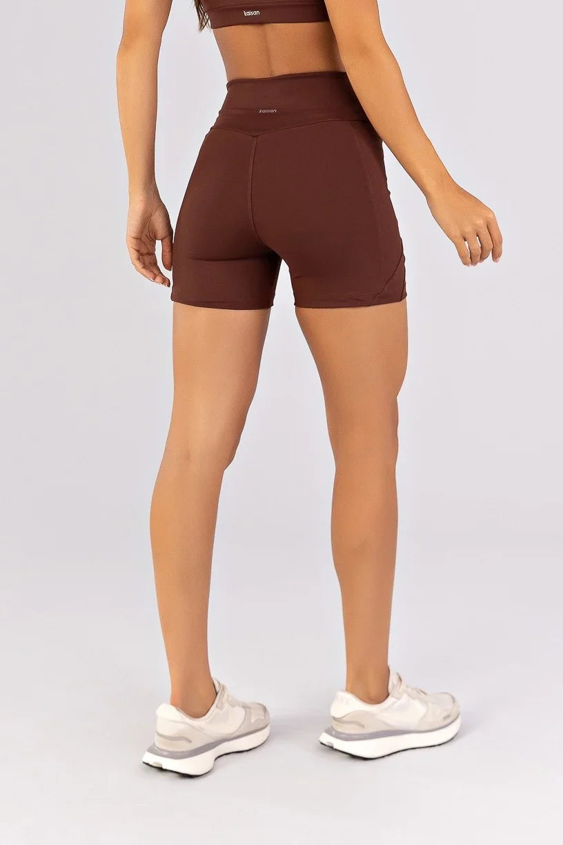 [CONJUNTO]  Top + Short com Bolsos e Recortes (Preto) | Ref: K4783-A