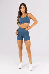 [CONJUNTO]  Top + Short com Bolso no Cós e Vivos (Alquimia / Off-White) | Ref: K4795-B