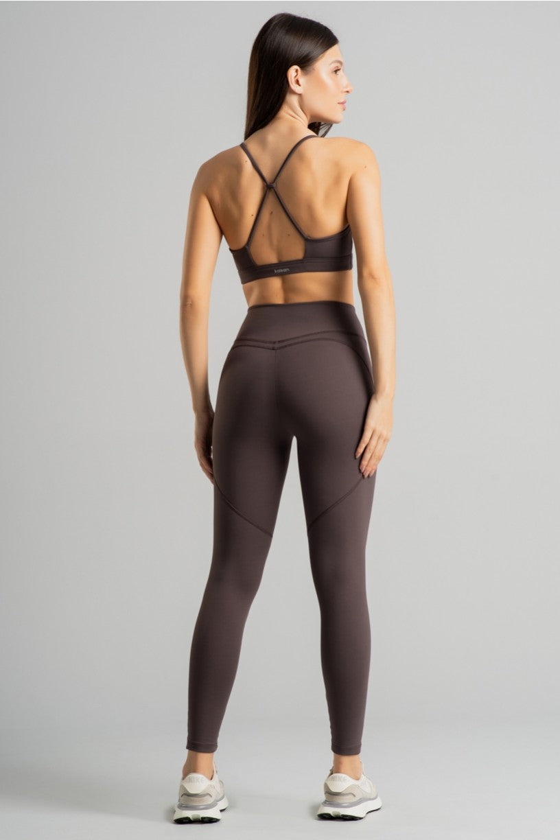 Calça Legging com Coberturas (Trufa) | Ref: K4387-E