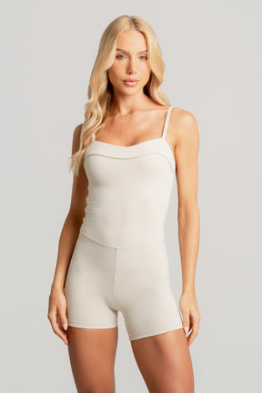 Macaquinho com Vivo no Recorte (Off-White) | Ref: K4920-B