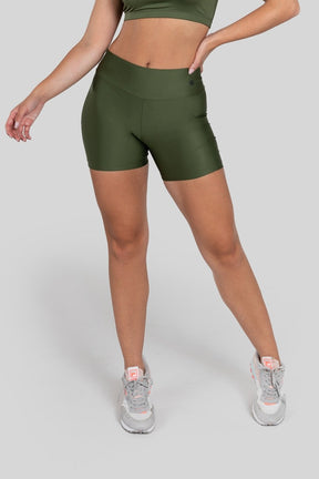[CONJUNTO] - Top + Short com Franzido Bumbum Up (Verde Militar) | Ref: K2883-E