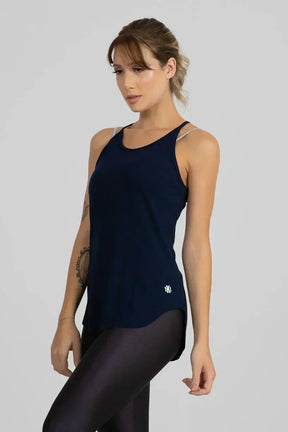 REGATA VISCOLYCRA ABAULADA (AZUL MARINHO)